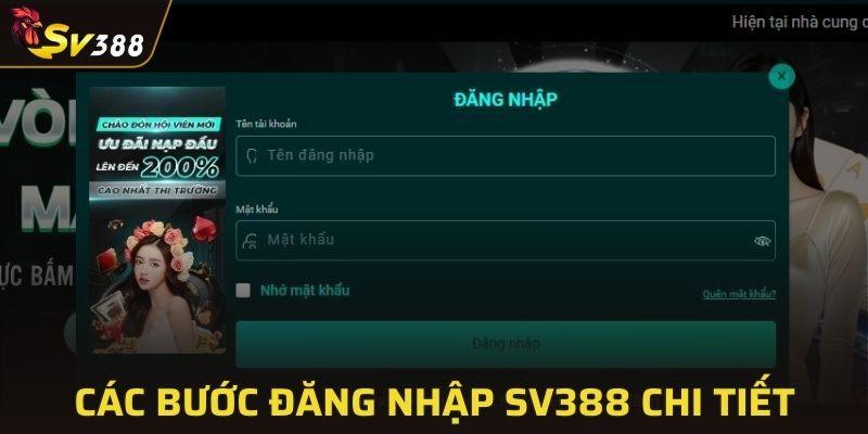 Các bước đăng nhập SV368 chi tiết trên mọi thiết bị